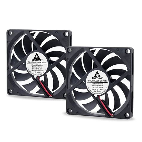 Buy GDSTIME 80mm x 10 mm DC 12V Fan Case Brushless Cooling Fan 2 Pin PC ...
