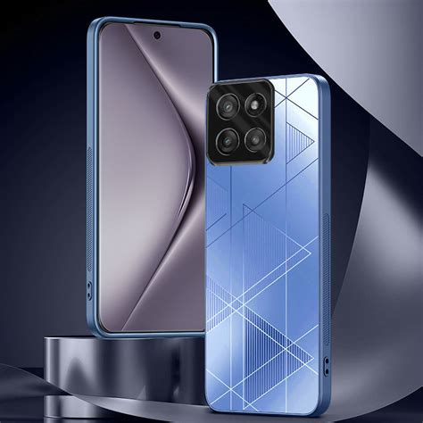 Motorola Edge 60 Fusion 5G Triangle Pattern Matte Back Shockproof Case ...