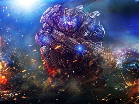 Download wallpaper 1600x1200 man, warrior, armor, weapons, fire ...