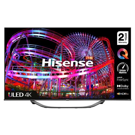 Buy Hisense 55U7HQTUK 55" 600-nit 4K HDR10+ and 120Hz Dolby Vision IQ ...
