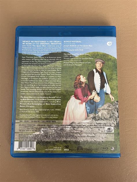 The Quiet Man [60th Anniversary Special Edition] [Blu-ray] 887090048408 ...
