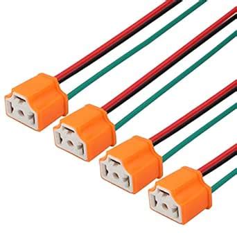 Winka H4 HB2 9003 Ceramic Wire Wiring Headlight Harness Sockets for ...