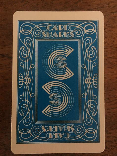 CARD SHARKS deck of custom playing cards from the 1980's CBS game show ...