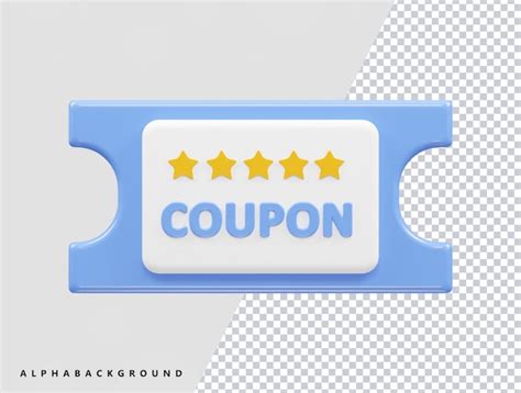 Sale coupon icon vector icon 3d rendering illustration transparent ...