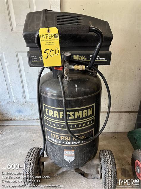 Craftsman professional air compressor, 175 PSI, 2 stage, 120 volt