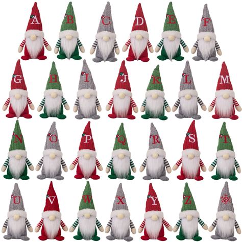 Yoyauz Christmas Ornaments DIY Letter Dwarfs Bulk Christmas Tree Dwarfs ...