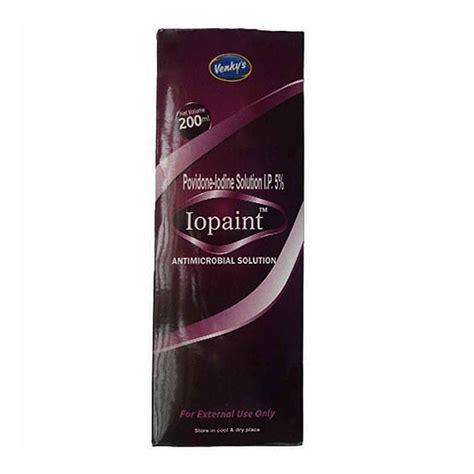 Buy Venkys Iopaint (Povidone iodine) Wound Care & Antiseptic Spray for ...