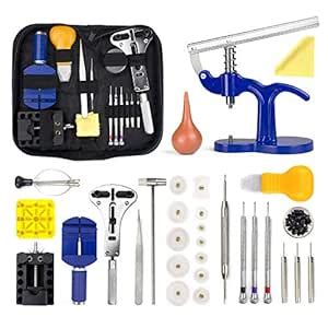 ziss Ziss Watch Repair Tools Watch Band Link Pin Tool Set with Carrying ...
