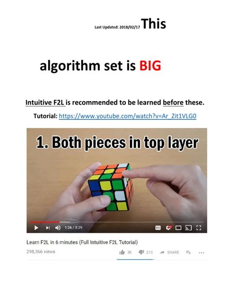 All F2L Algorithms 的图像结果