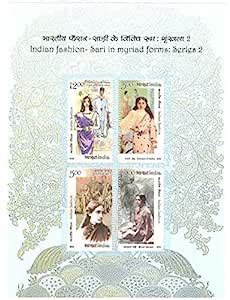 India 2019 Indian Fashion - Sari in Myriad Forms Series 2 Miniature ...