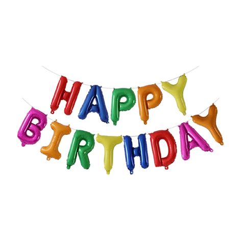 Happy Birthday Letters Balloon – Wanna Party