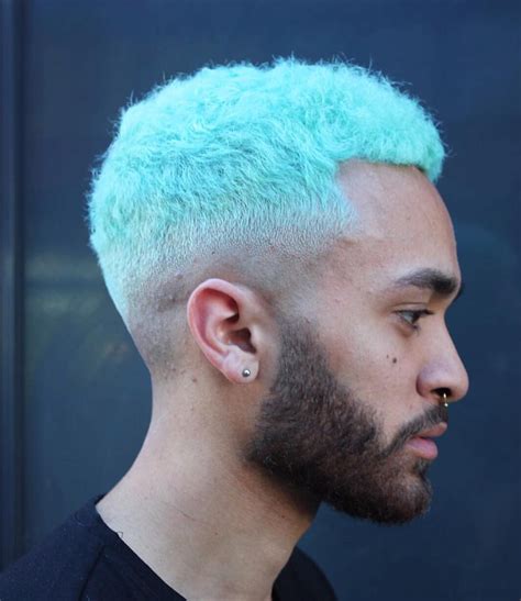 merman blue | Bleach Hair Salon | London | Mens hair colour, Dyed hair ...