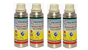 ZPremium Refrigeration Oil R 134A refrigerant - 250 ml - (4 pc) POE oil ...