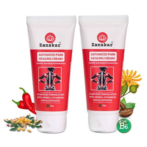 Zanskar Advanced Pain Healing Cream (50g) | Muscle Pain Ointment
