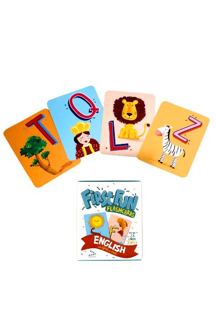 English Alphabet First Fun Flashcards | Zeezeezoo