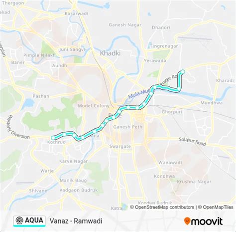 AQUA Route: Schedules, Stops & Maps - Towards Ramwadi (Updated)