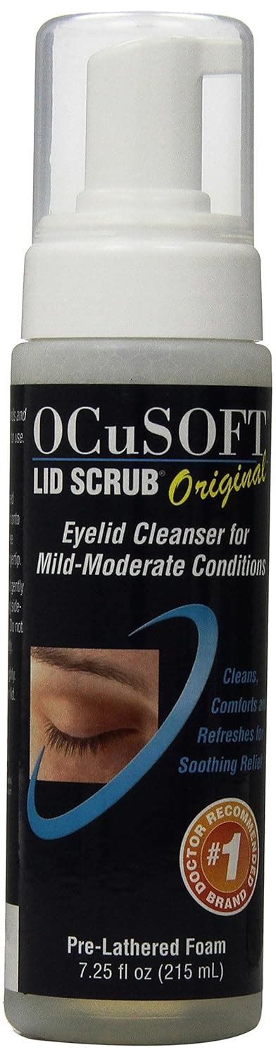 Ocusoft Lid Scrub Foaming Eyelid Cleanser (7.25 fl. oz.) : Amazon.in ...