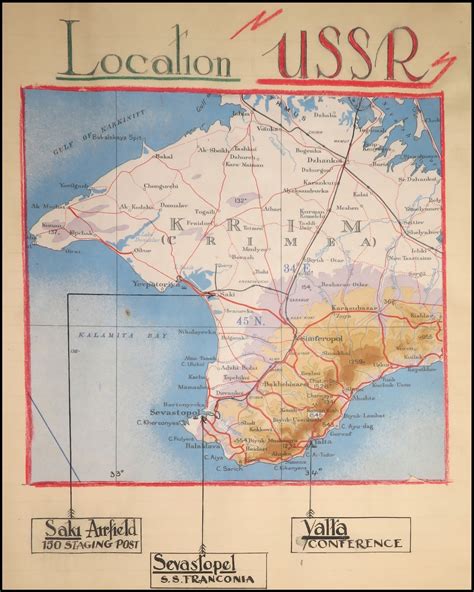 Yalta Conference Location Map at Cornelia Priest blog