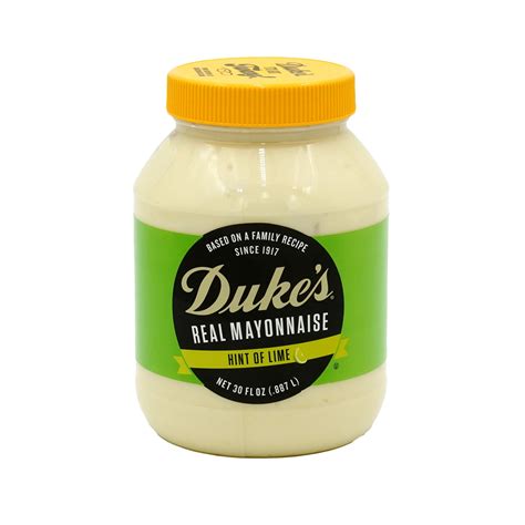 Hint of Lime Mayonnaise – Duke's Mayo