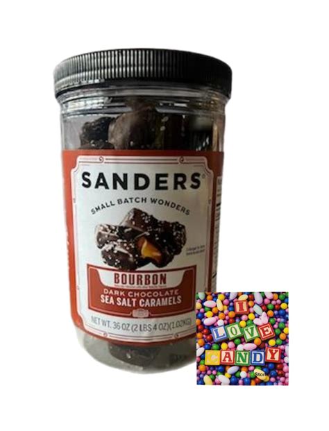 Amazon.com: Sanders Bourbon Dark Chocolate Sea Salt Caramels Bundle ...
