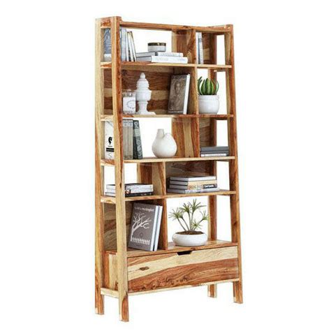 Alta Solid Wood Book Rack | Jangir Decor