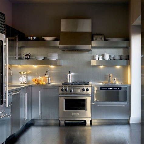 Seamless Stainless Steel Kitchen Backsplashes For Your Home | Trendy ...