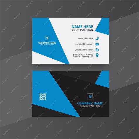 Unique Business Card Template 的图像结果