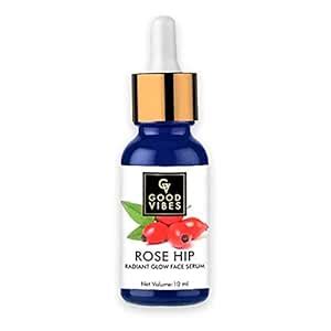 Good Vibes Radiant Glow Face Serum - Rose Hip - 10 ml - Light Weight ...