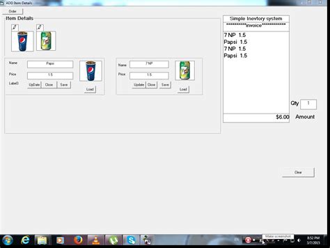 Simple Ordering System Visual Basic 的图像结果