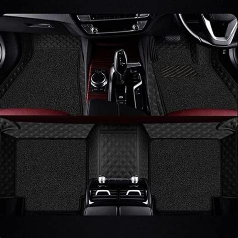 MATRRA 7D Leather Custom Fitted Car Foot Mat Set for Skoda Kushaq 5 ...