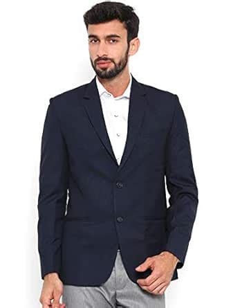 Buy Vastraa Fusion Men's Single Breasted Regular Blazer (VS1501- Navy ...