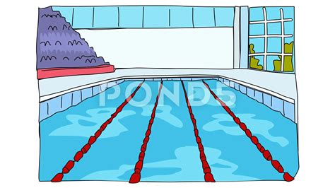 Olympic Swimming Pool Drawing