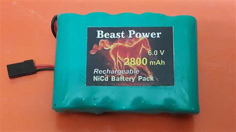 Receiver Pack 2800mAh 6.0v NICD – Aeromodellingtutor