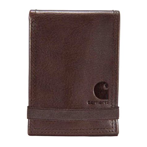 Carhartt Milled Leather Front Pocket Wallet - Roadieworks.com - Onlin ...