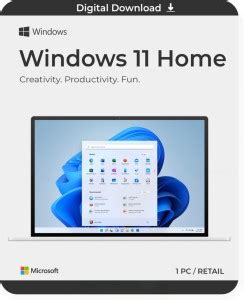 MICROSOFT Windows 11 Home (1 User, Lifetime Validity) 64/32 BIT ...