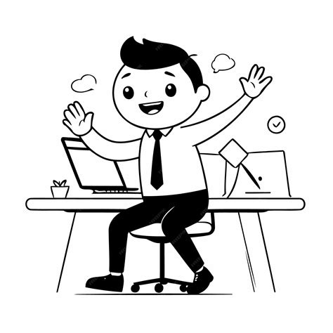Business Black and White Illustration 的图像结果