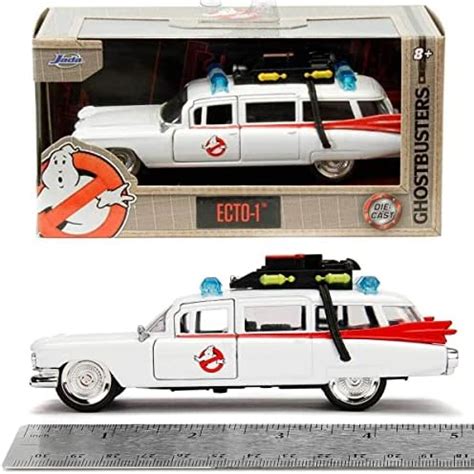 Jada Toys Hollywood Rides 1: 32 Diecast Ghostbuster Ecto-1,White ...