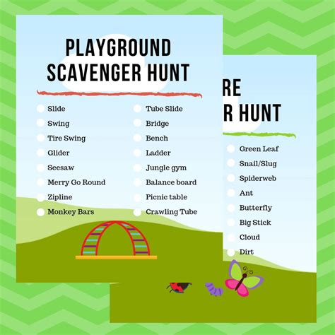 Outdoor Scavenger Hunt at the Playground | The TipToe Fairy