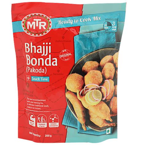 Buy MTR Mix - Bajji & Bonda 200 gm Pouch Online at Best Price. of Rs 62 ...