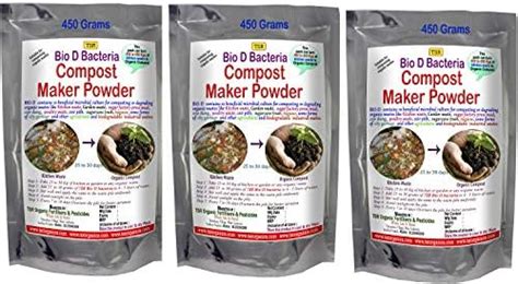 TSR Organic Fertilisers & Pesticides Bio D Bacteria Compost Maker ...