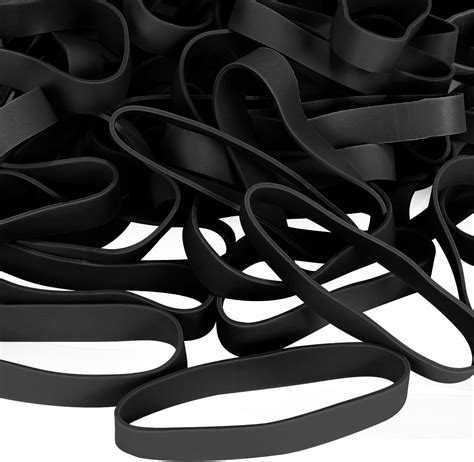Amazon.com : Thick Rubber Bands Heavy Duty - Black Wide Strong Elastic ...