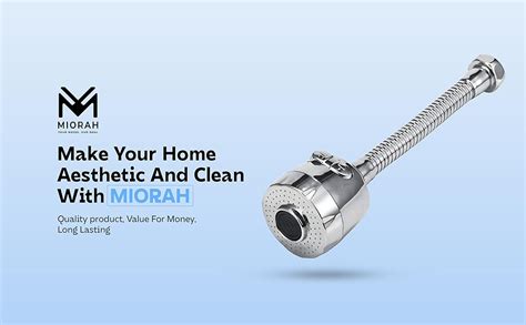 MIORAH Kitchen Tap Extender – 360° Rotating Faucet Extension for ...