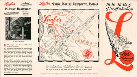 Guide Map of Downtown Buffalo - Curtis Wright Maps