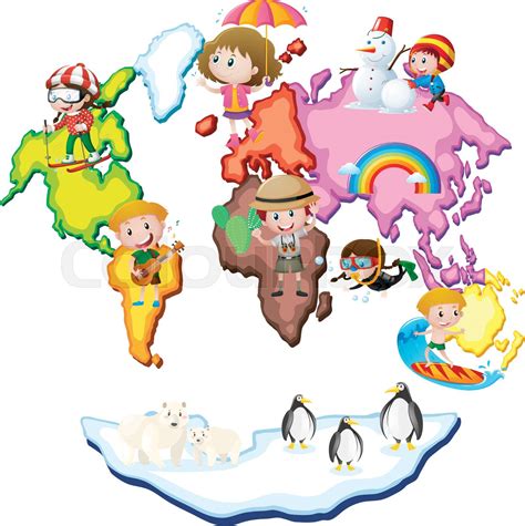 World Atlas Map for Kids 的图像结果