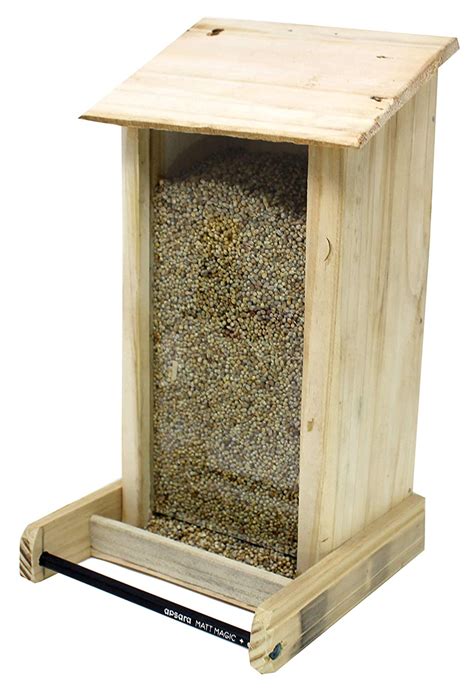 Amijivdaya Wooden Flat Surface Bird Feeder (Pack of 1) : Amazon.in: Pet ...
