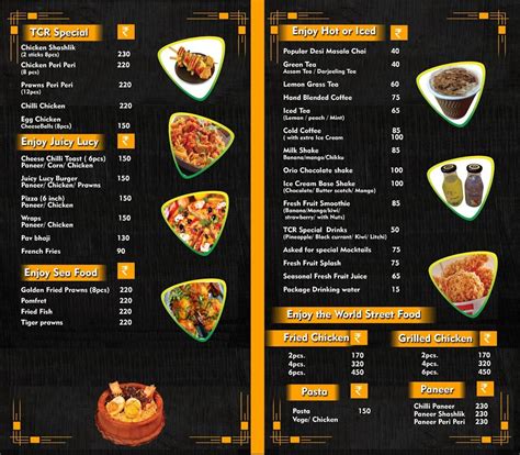 Menu at TIJAN Cafe Resto, Jhargram