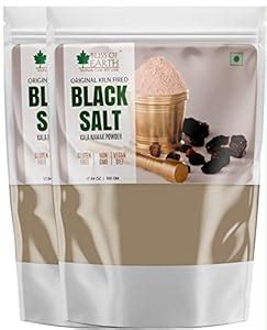 Bliss of Earth 2X500gm Traditional Kiln Fired Black Salt Powder Kala ...