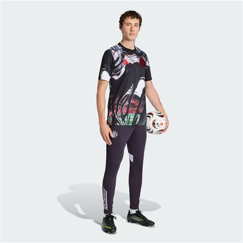 adidas Manchester United 25/26 Pre Match Jersey - Black | Free Shipping ...