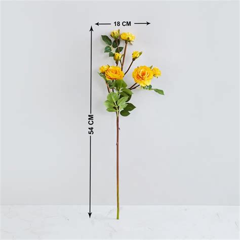 Buy Botanical Rose Artificial Flower - 54 cm from Home Centre at just ...
