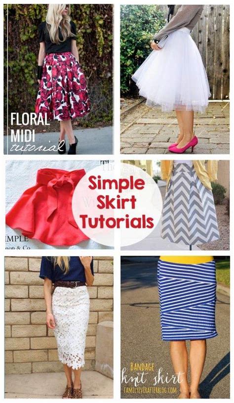 Sewing Skirts Tutorials - The Crafting Chicks
